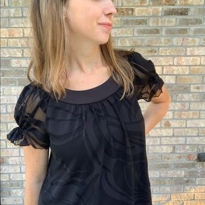 Puff Sleeve Babydoll Dress by Madison Leigh